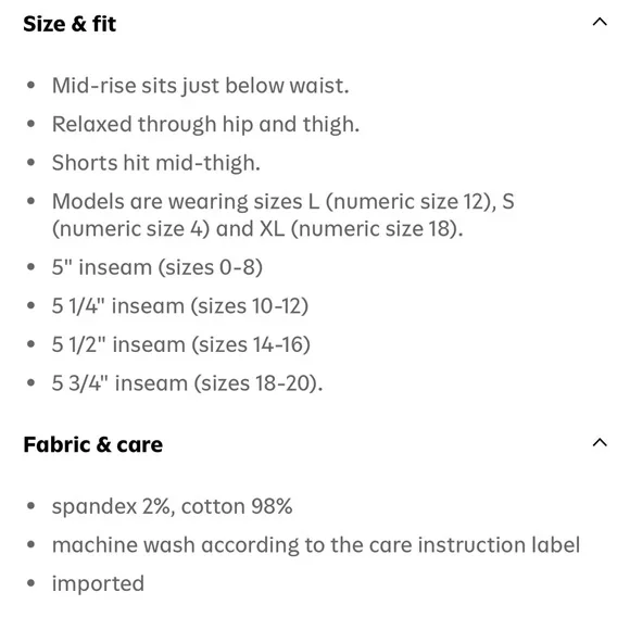 GUC Size 14 Old Navy Everyday Women’s Casual Stretch Shorts - Black and Olive - Picture 11 of 11